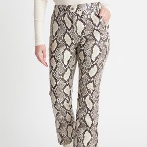NWT Choosy Elizabeth Faux Leather Snake Skin Pants